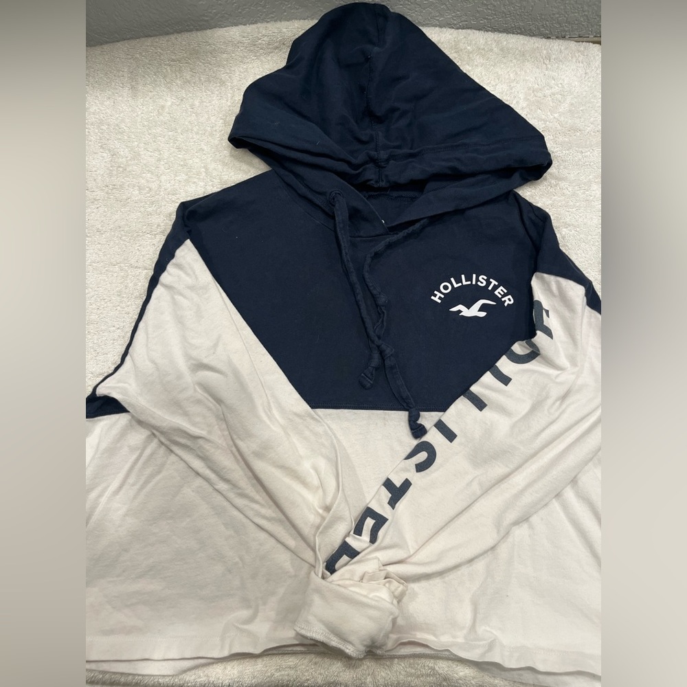 Hollister cropped long sleeve tee
